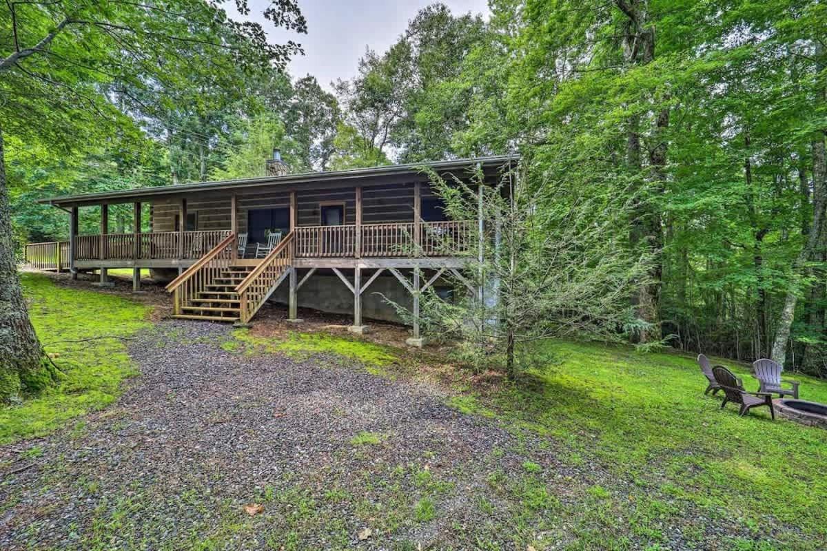 Cozy 'Grey Fox' Cabin Between Boone & Blowing Rock Ngoại thất bức ảnh