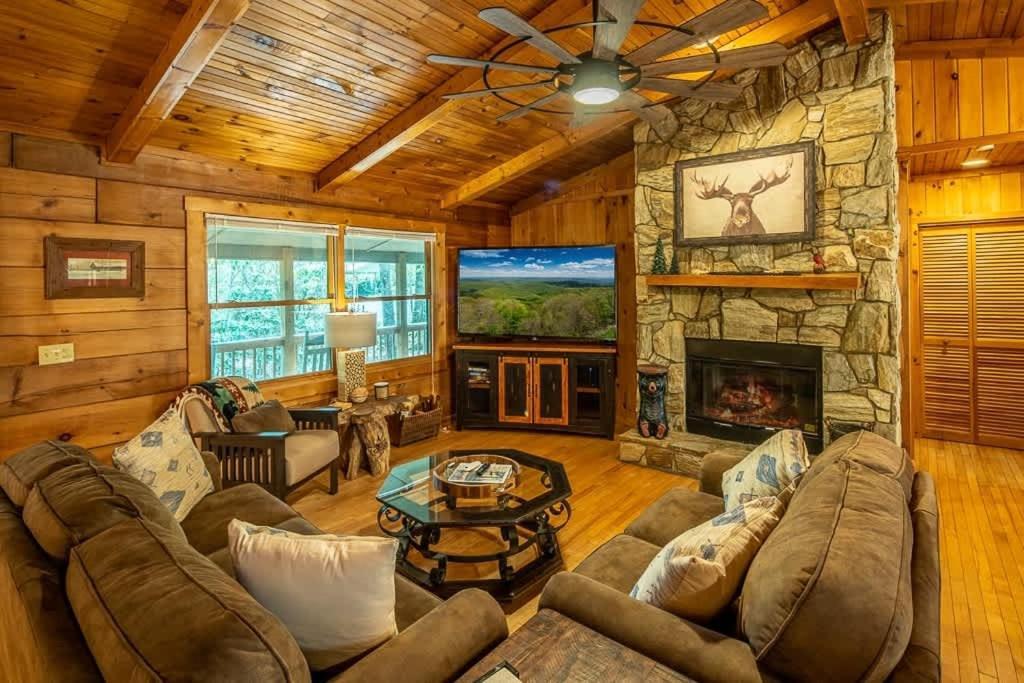 Cozy 'Grey Fox' Cabin Between Boone & Blowing Rock Ngoại thất bức ảnh